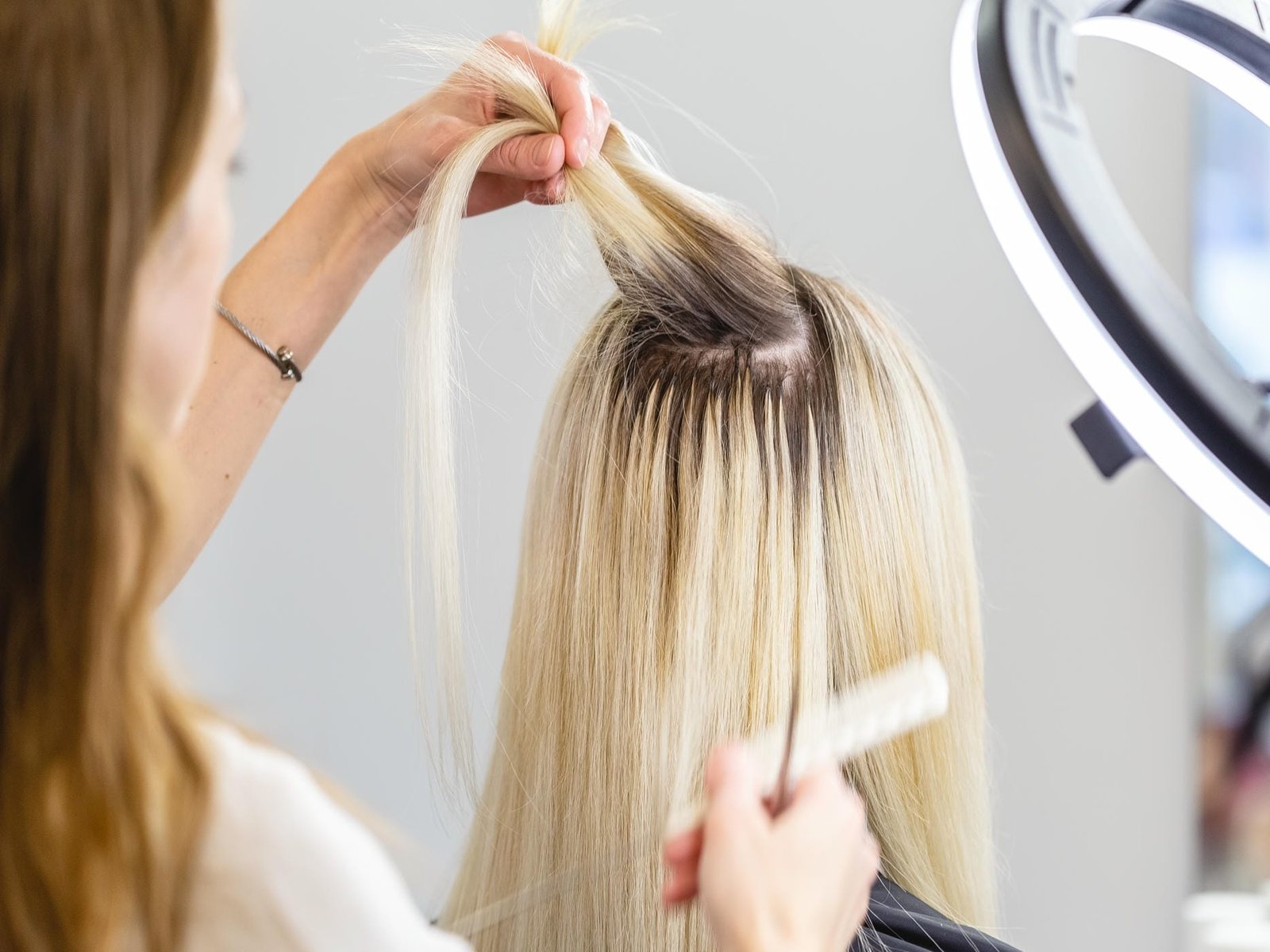 Hair extensions, after