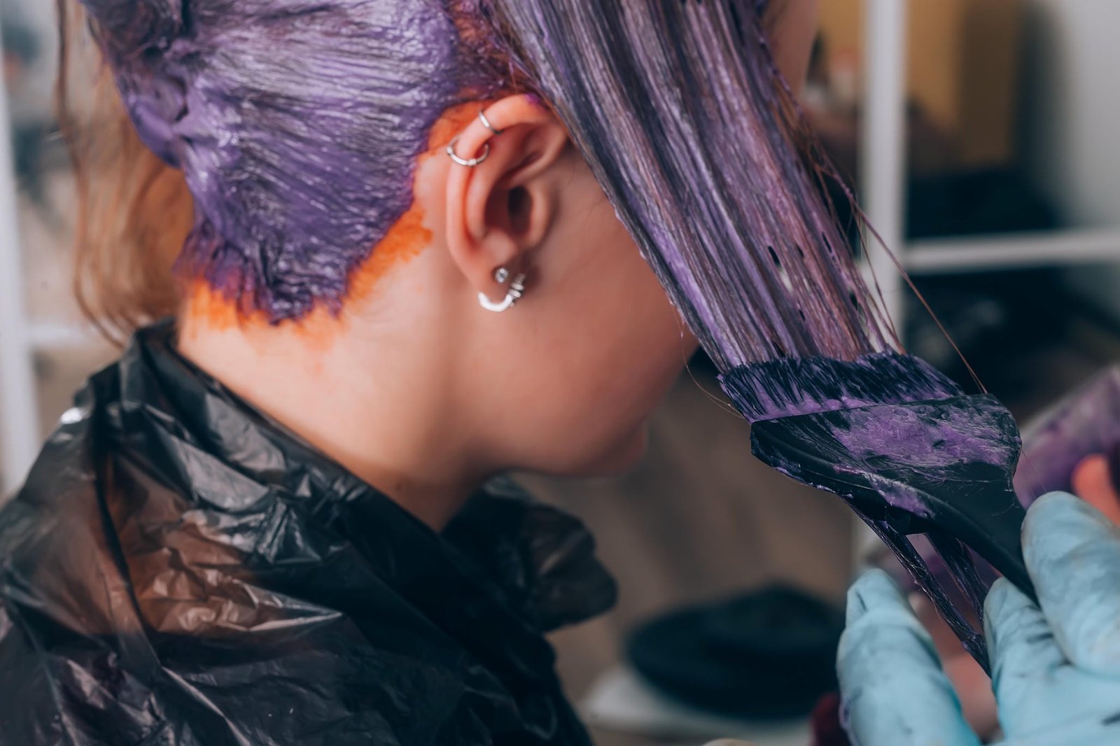 Hair color, after
