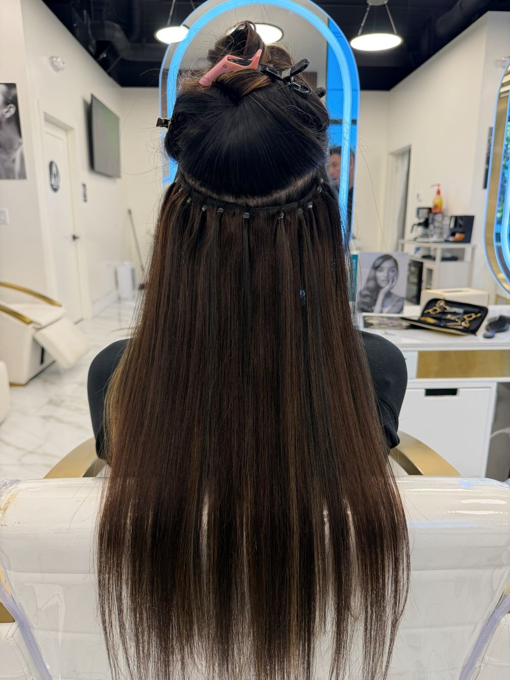 Hair extensions, after